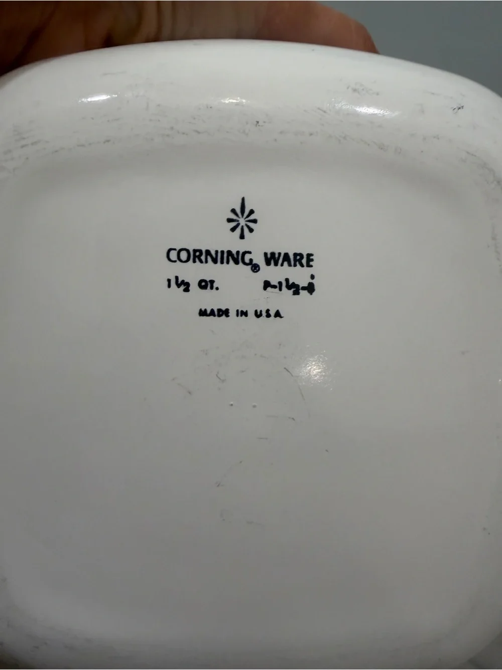 Vintage CorningWare Set Blue Cornflower Pattern and Trifoil  - Set of 4